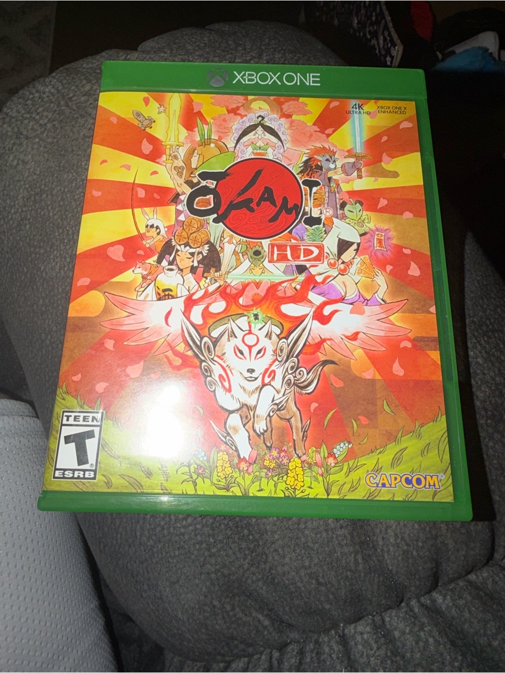 Microsoft Xbox One Okami HD Capcom Video Game Rated T For Teen Complete Used XBX